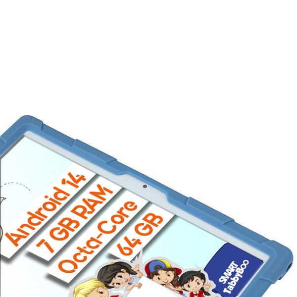 Tableta copii SMART TabbyBoo EduLearn 2025 NAVY culcat